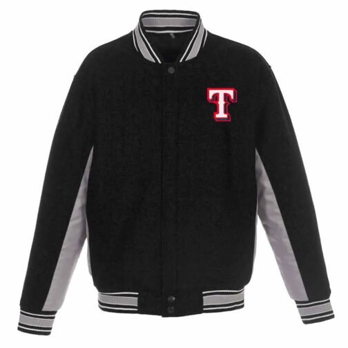 Texas Rangers Accent Varsity Royal Wool Jacket - Image 4