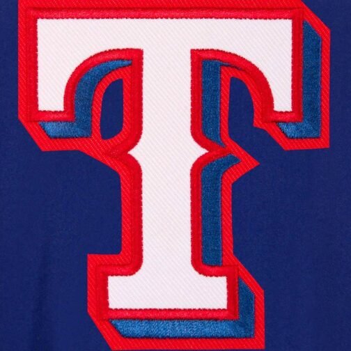 Texas Rangers Accent Varsity Royal Wool Jacket - Image 5