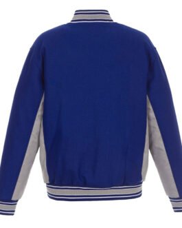Texas Rangers Accent Varsity Royal Wool Jacket