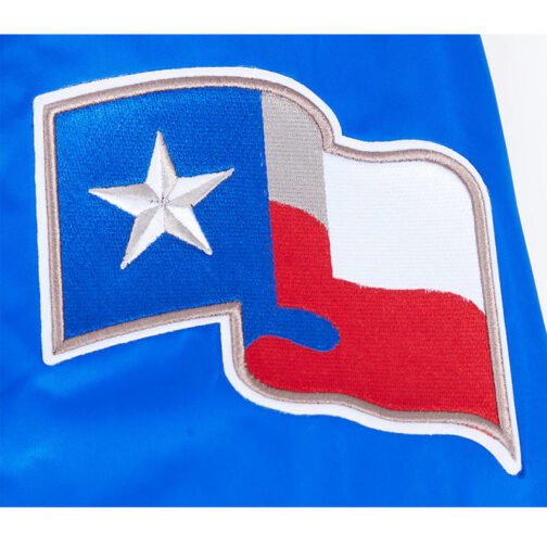 Texas Rangers Mashup Classic Rib Satin Jacket - Image 6