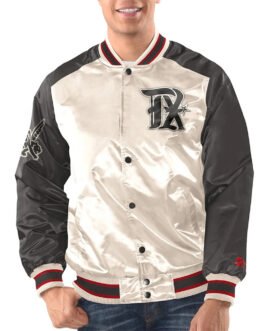 Renegade Texas Rangers White and Black Jacket