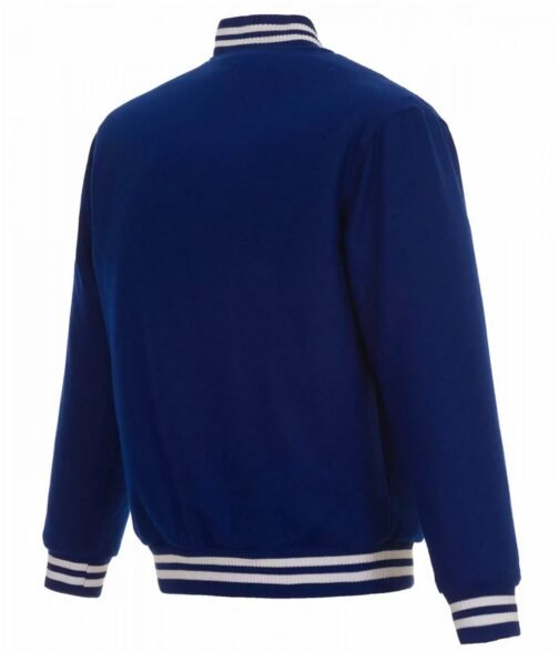 Texas Rangers Letterman Royal Blue Wool Jacket - Image 2