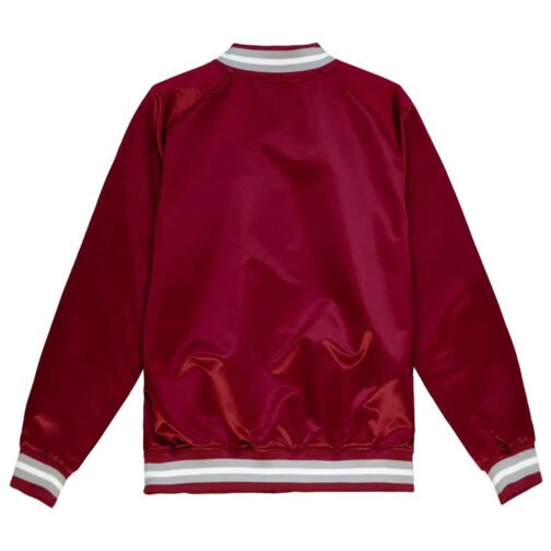 Texas Southern University Cardinal Lightweight Satin Jacket - Image 2