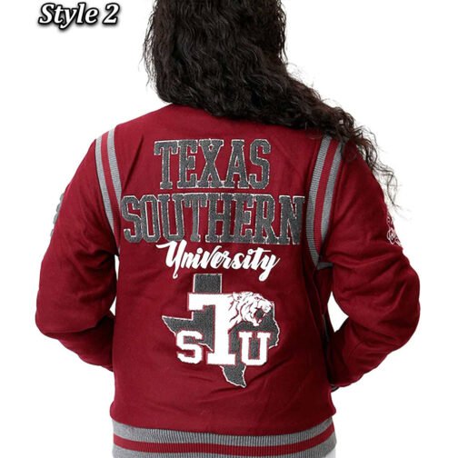 TSU Varsity Maroon Jacket - Image 4