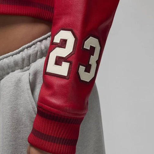 Teyana Taylor Rose Red Varsity Jacket - Image 14
