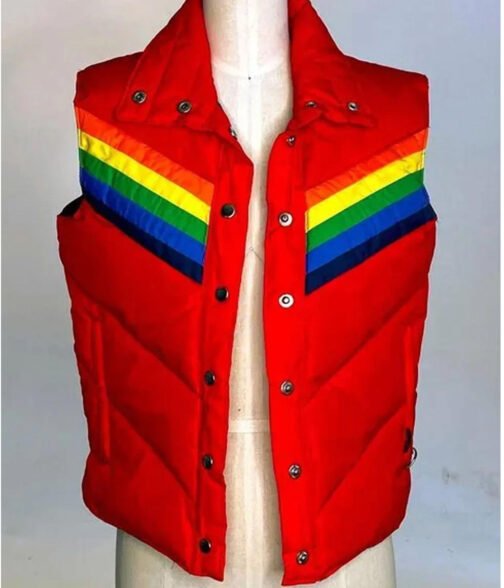 Ashton Kutcher That 70s Show Puffer Vest - Image 13