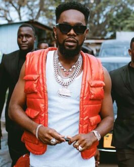 Patoranking The 15th Headies Music Award 2022 Orange Puffer Vest