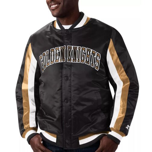 The Ace Vegas Golden Knights Black and Gold Jacket - Image 4