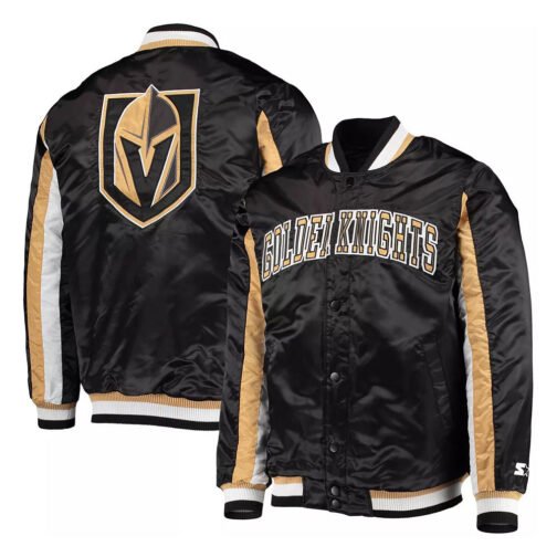 The Ace Vegas Golden Knights Black and Gold Jacket - Image 3