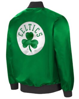 The Ambassador Boston Celtics Green Satin Jacket