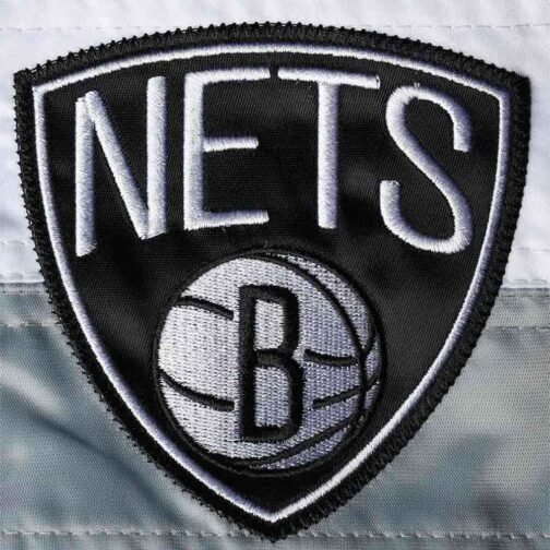 The Ambassador Brooklyn Nets Satin Jacket - Image 4