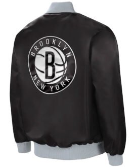 The Ambassador Brooklyn Nets Satin Jacket