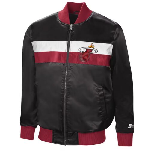 Miami Heat The Ambassador Black Satin Jacket