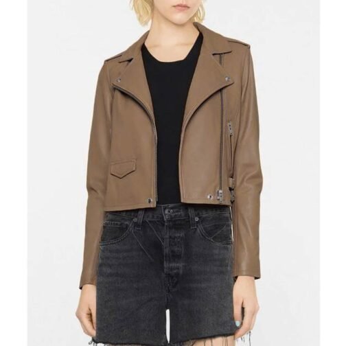 Gabby Windey The Bachelorette Season 19 Ashville Leather Jacket