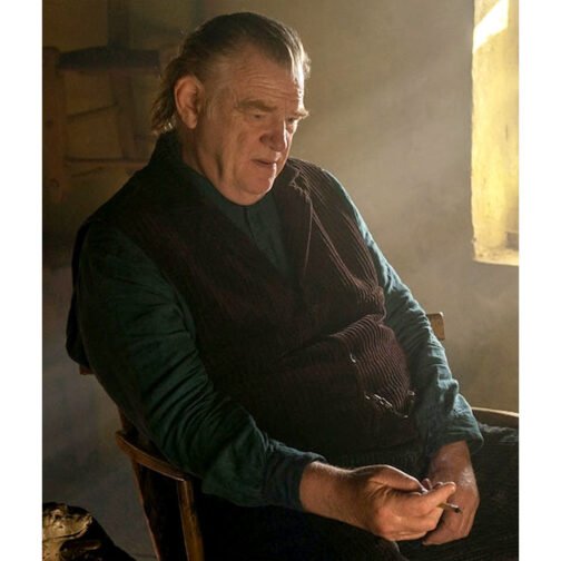 Brendan Gleeson The Banshees of Inisherin Corduroy Brown Vest - Image 2