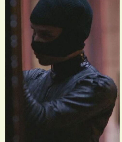 Zoe Kravitz The Batman Leather Jacket - Image 2