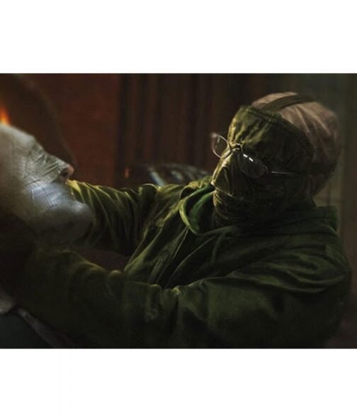 Paul Dano The Batman Edward Nashton Green Jacket - Image 10