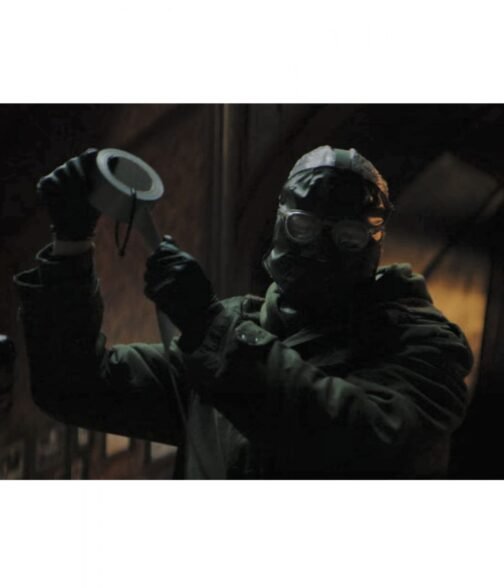 Paul Dano The Batman Edward Nashton Green Jacket - Image 12