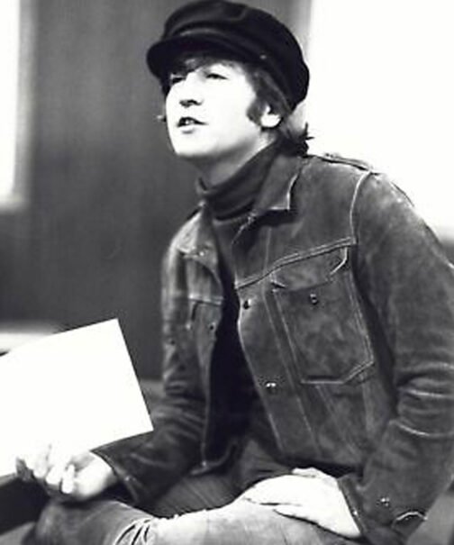 John Lennon The Beatles Suede Jacket - Image 2