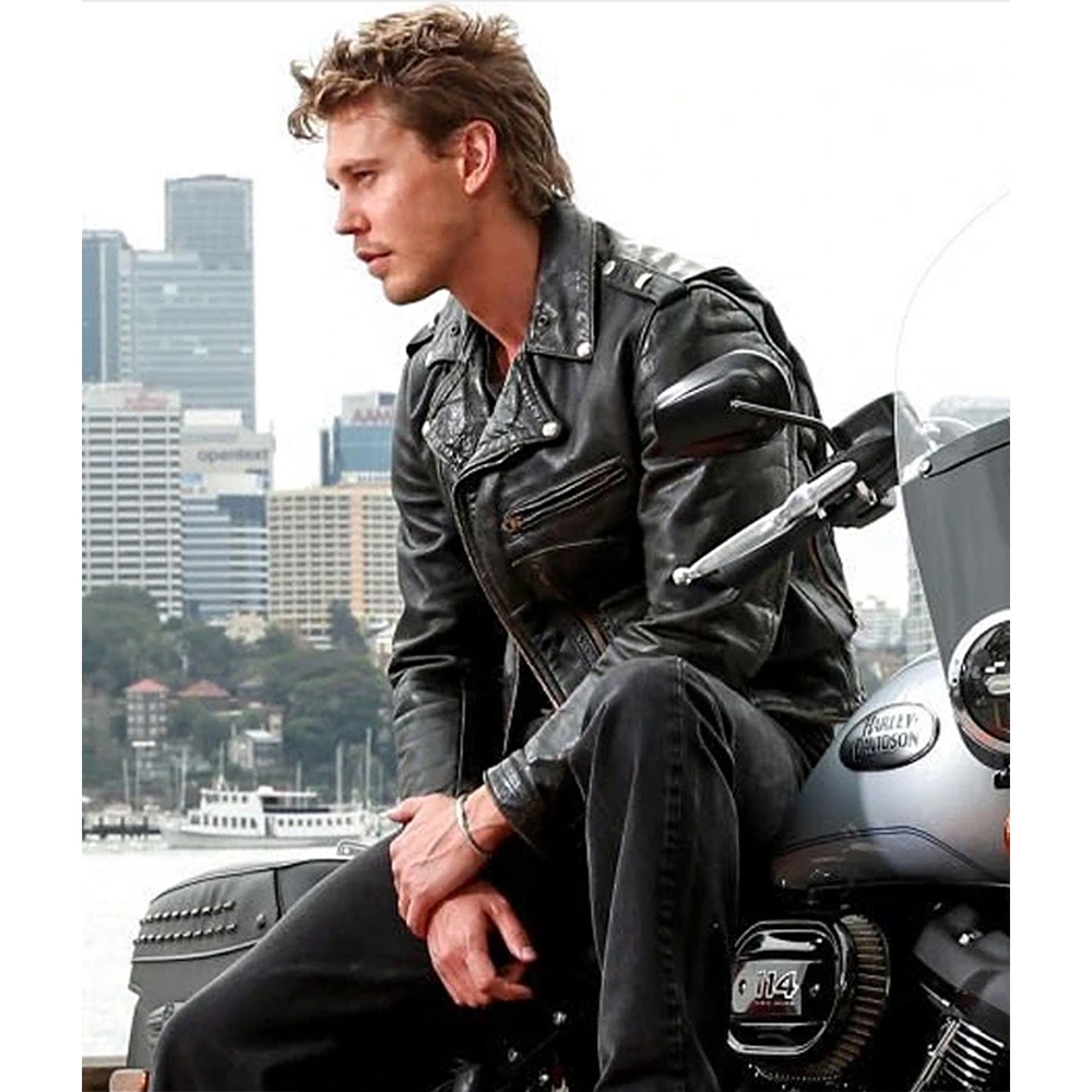 The Bikeriders Benny Leather Jacket - Image 5