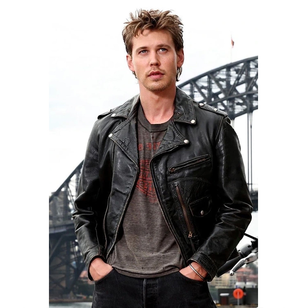 The Bikeriders Benny Leather Jacket - Image 7