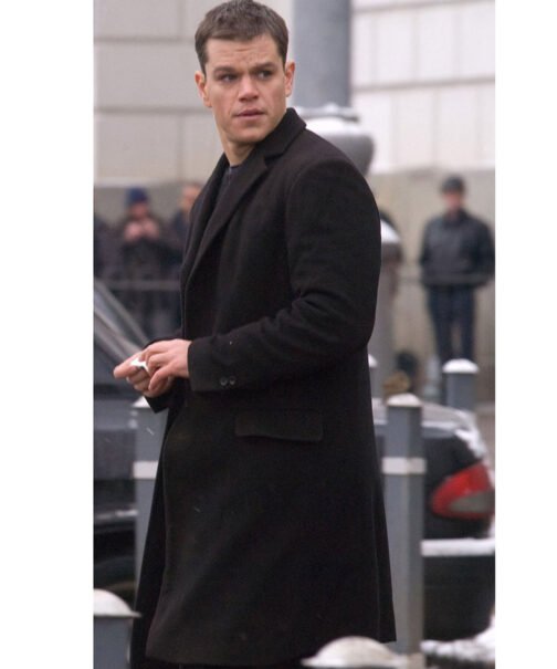 The Bourne Supremacy Matt Damon Wool Coat - Image 7