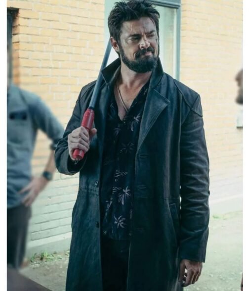 The Boys Karl Urban Black Coat - Image 2