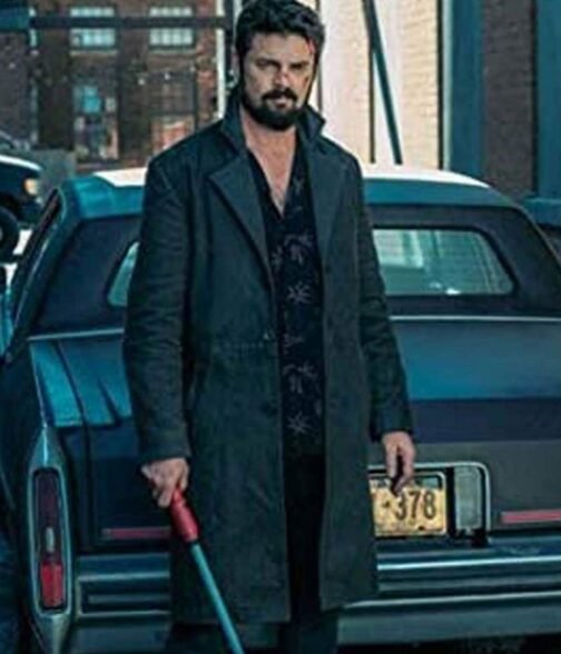 The Boys Karl Urban Black Coat - Image 12