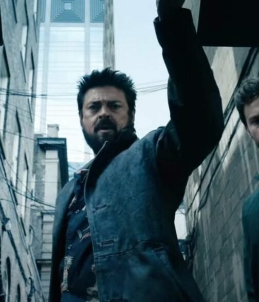 The Boys Karl Urban Black Coat - Image 17