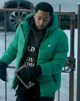 Jacob Latimore The Chi Puffer Green Jacket
