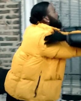 The Chi Season 05 Luke James Puffer Yellow Jacket