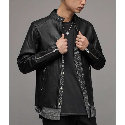 Adan Canto The Cleaning Lady Leather Jacket - Image 5