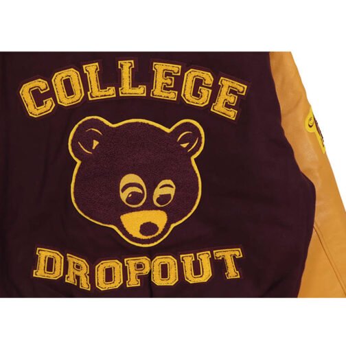 Kanye West The College Dropout Letterman Jacket - Image 4