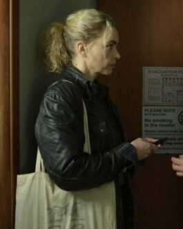 Nina Hoss The Contractor Leather Jacket