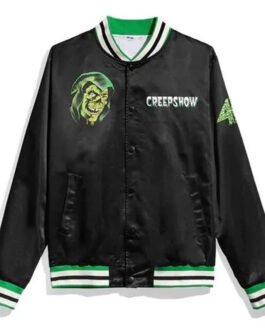 Creepshow Halloween Retro Satin Jacket