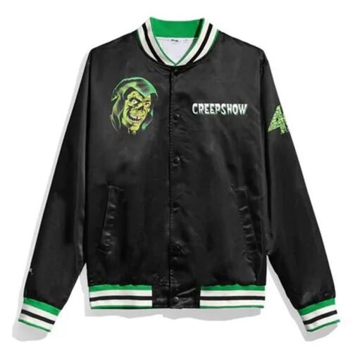 Creepshow Halloween Retro Satin Jacket