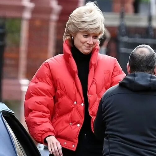 Puffer Princess Diana The Crown Jacket - Image 12