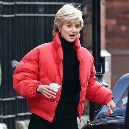 Puffer Princess Diana The Crown Jacket - Image 7