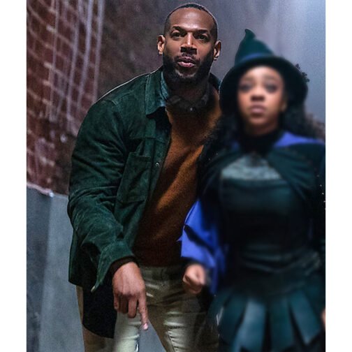 Marlon Wayans The Curse of Bridge Hollow Suede Leather Jacket - Image 3
