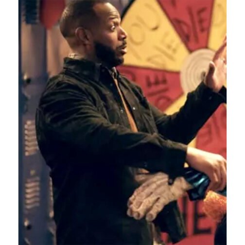 Marlon Wayans The Curse of Bridge Hollow Suede Leather Jacket - Image 4