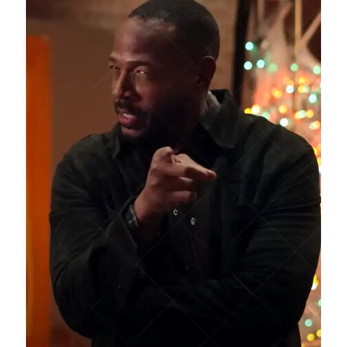 Marlon Wayans The Curse of Bridge Hollow Suede Leather Jacket - Image 6