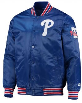 Philadelphia Phillies The Diamond Royal Satin Jacket
