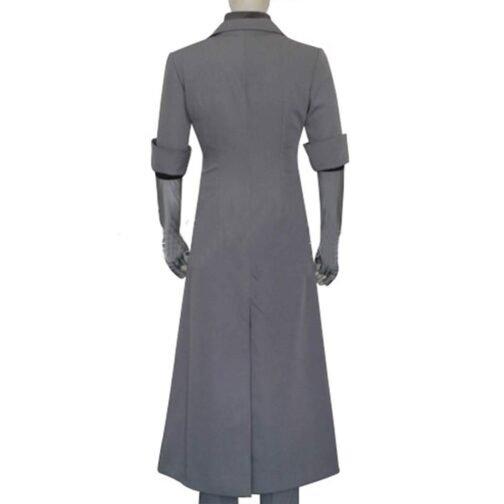 The Doctor Hellsing Wool Gray Coat - Image 3