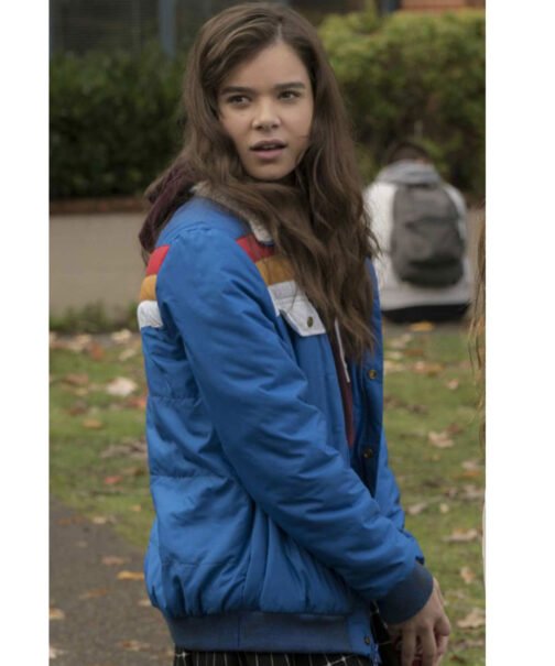Hailee Steinfeld The Edge of Seventeen Ski Blue Jacket - Image 4