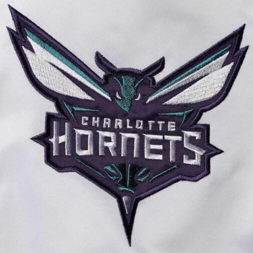 The Enforcer Charlotte Hornets Varsity Satin Jacket - Image 9