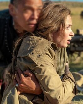 The English Emily Blunt Beige Coat