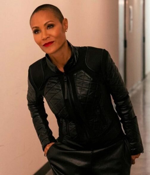 Jada Pinkett Smith The Equalizer Leather Jacket - Image 9