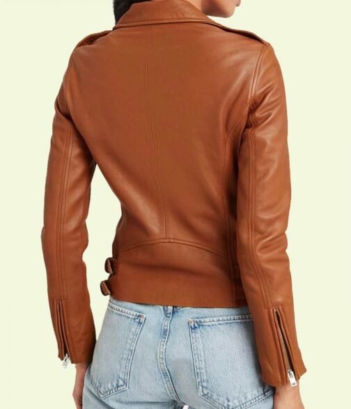 Liza Lapira The Equalizer Season 02 Brown Jacket - Image 3
