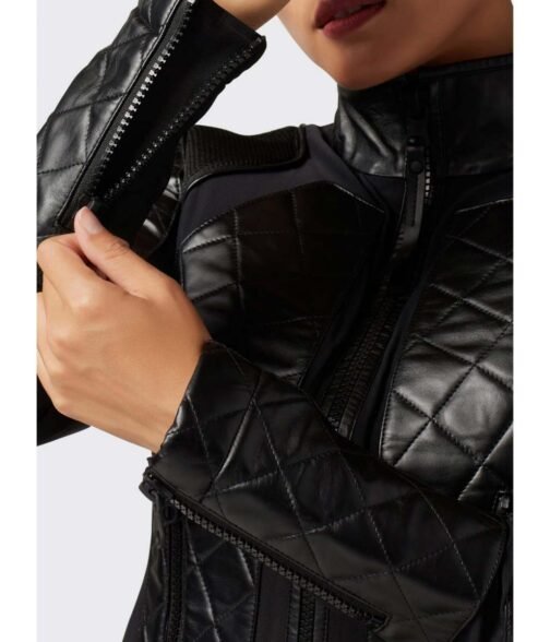 Jada Pinkett Smith The Equalizer Leather Jacket - Image 6