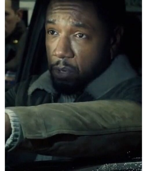 The Equalizer Season 02 Tory Kittles Suede Grey Jacket - Image 3